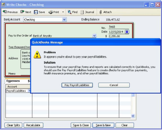 Payroll Chart Of Accounts Quickbooks